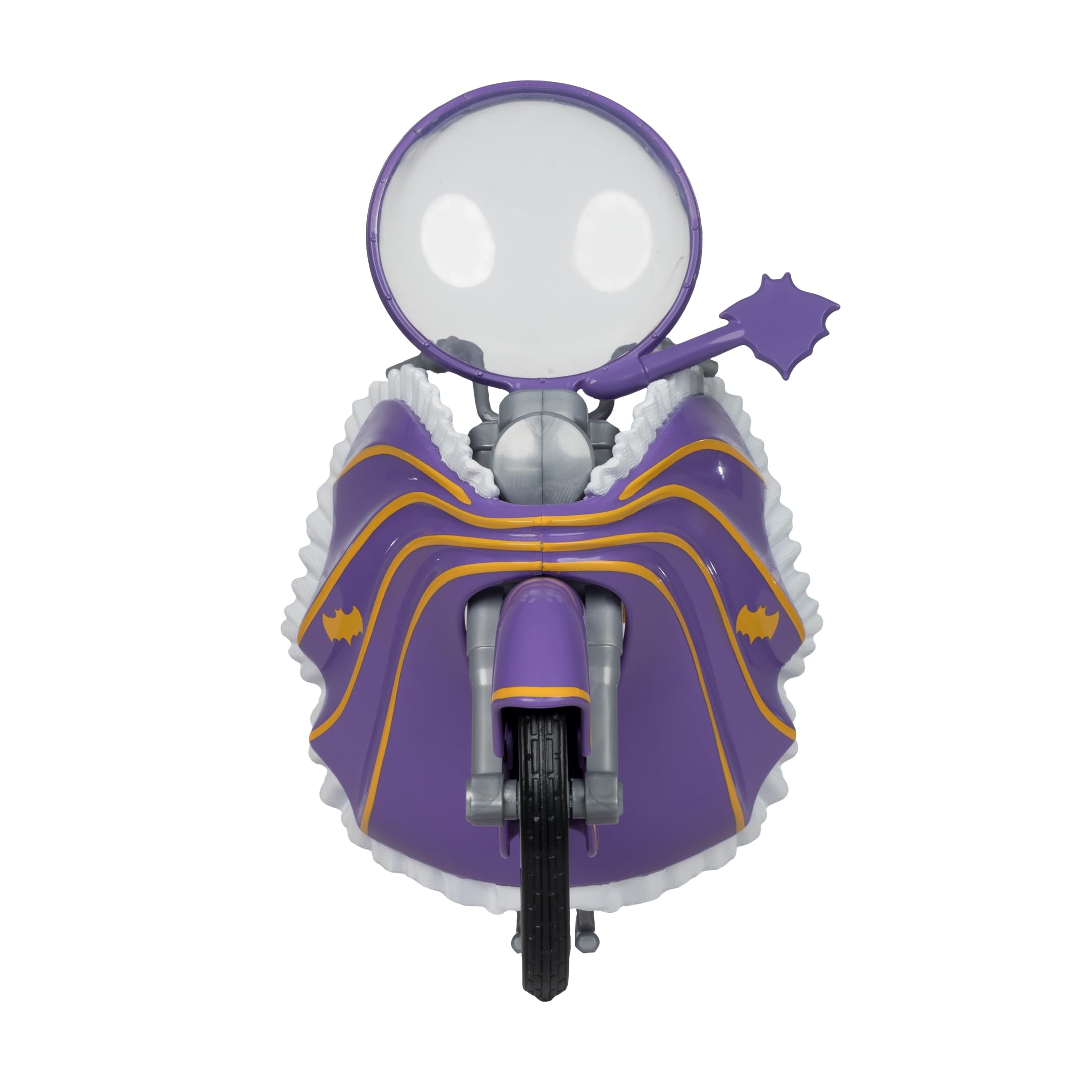 McFarlane DC Retro Batgirl Cycle kickstand keeps display stable