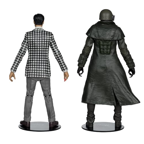 Seven-inch scale figures with up to 22 articulation points for posing