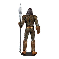 McFarlane Toys Aquaman 7-inch figure on base for stable shelf display