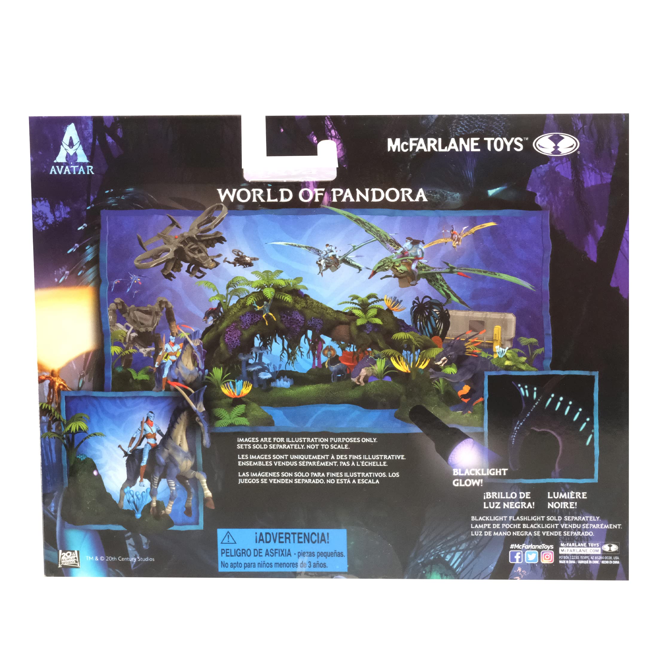 McFarlane Toys Avatar collectible set display-ready on shelf