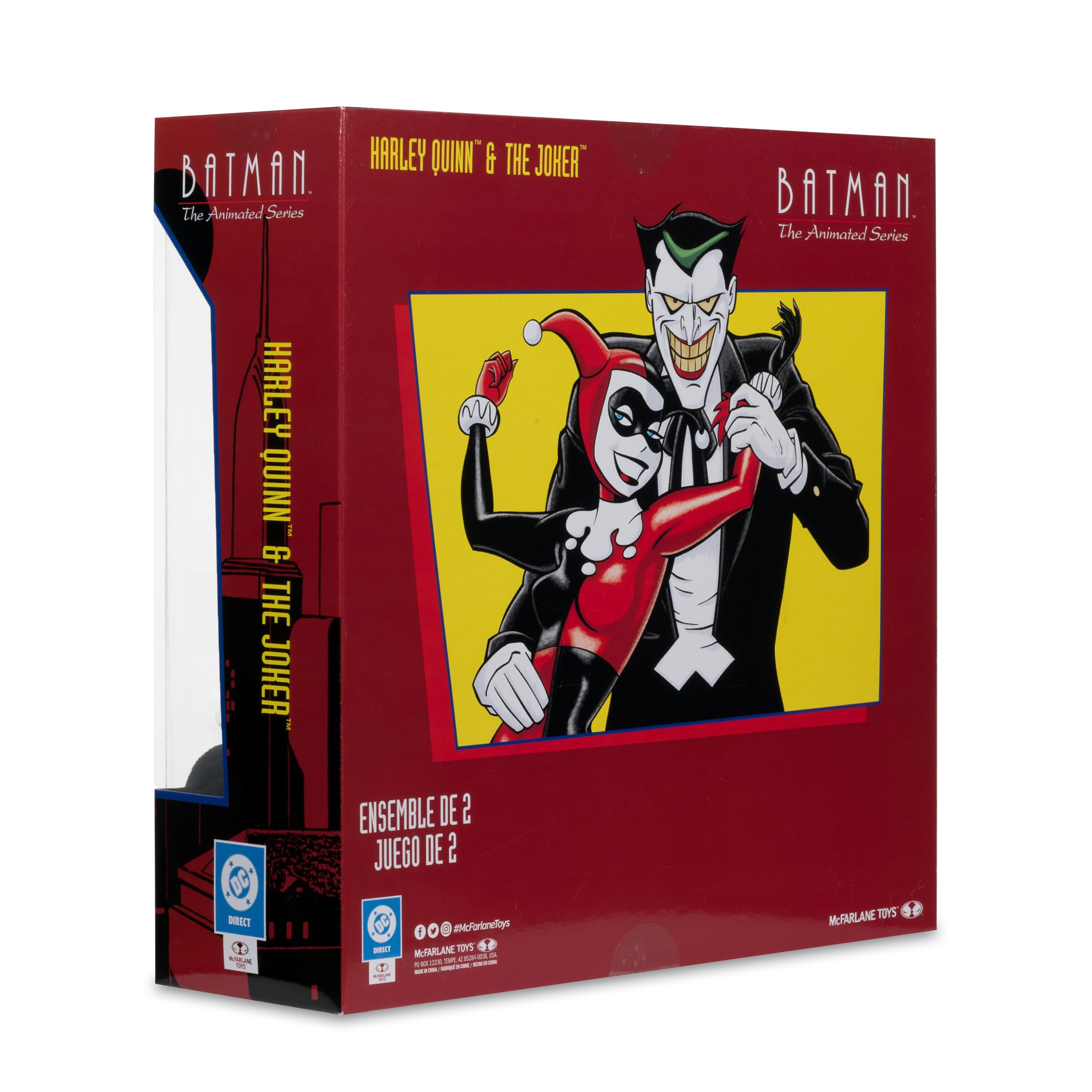 McFarlane Toys Joker detailed paint with vibrant shading.
