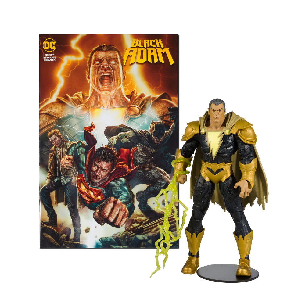 McFarlane Toys Black Adam WV1 front view for dynamic display.