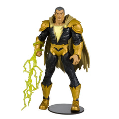 McFarlane Toys Black Adam WV1 lightning pieces for dramatic effects.