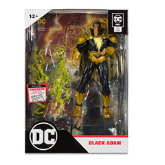 McFarlane Toys Black Adam WV1 posed figure for action scenes.