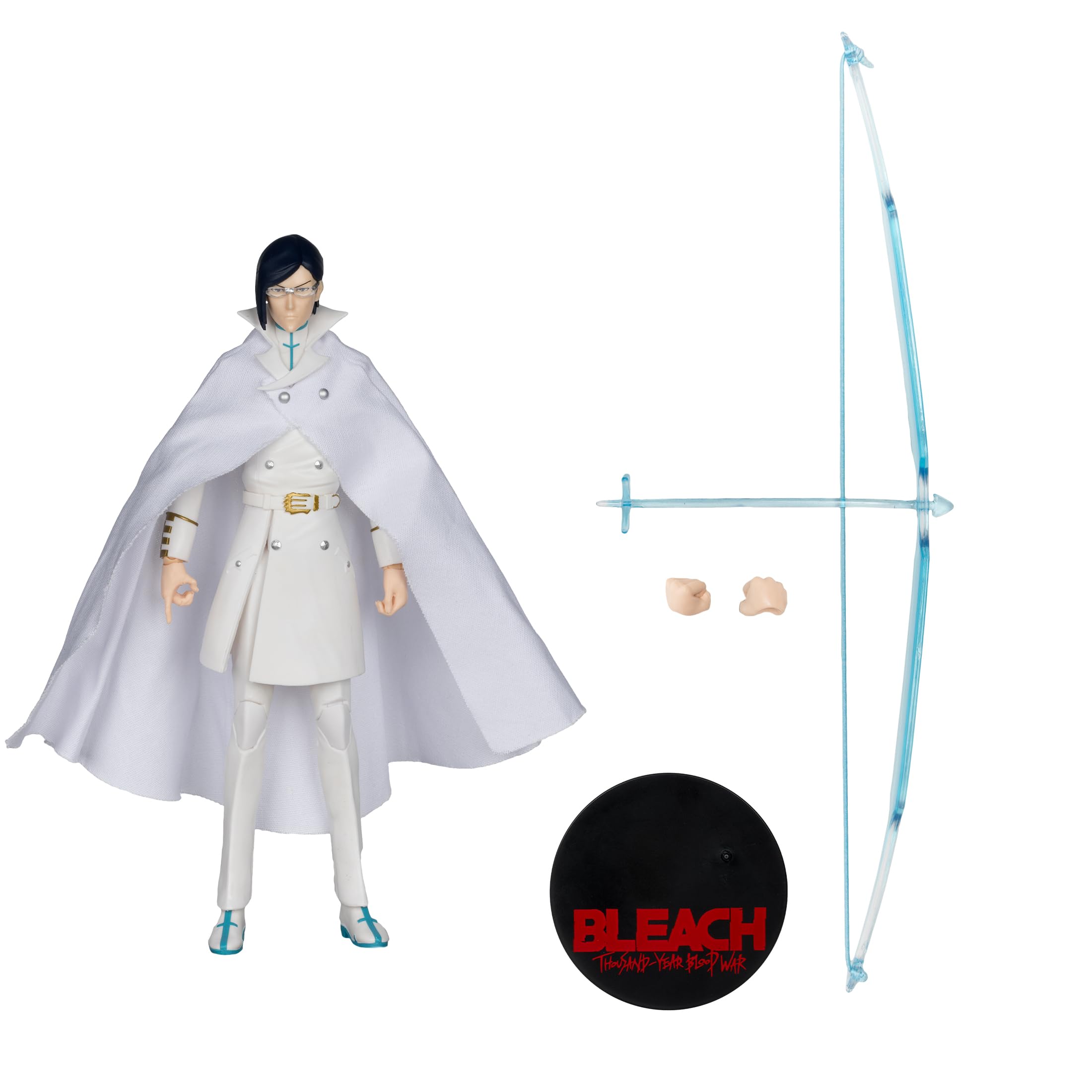 McFarlane Toys Bleach Uryu Ishida with extra hands for pose versatility