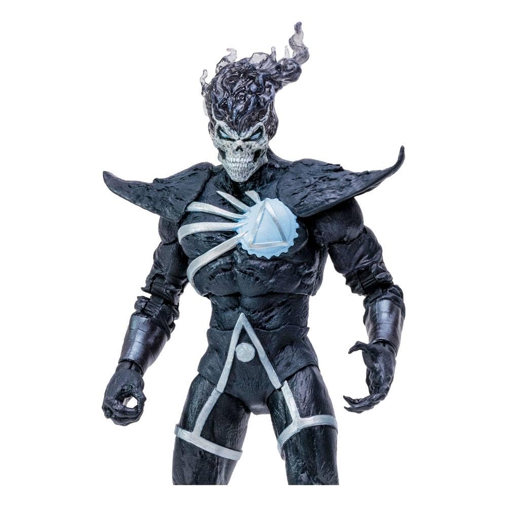 McFarlane Toys Deathstorm side profile showing comic-inspired detailing.
