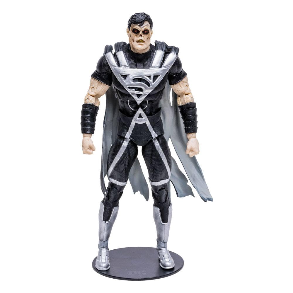 McFarlane Toys Blackest Night Superman figure with detailed sculpt for display