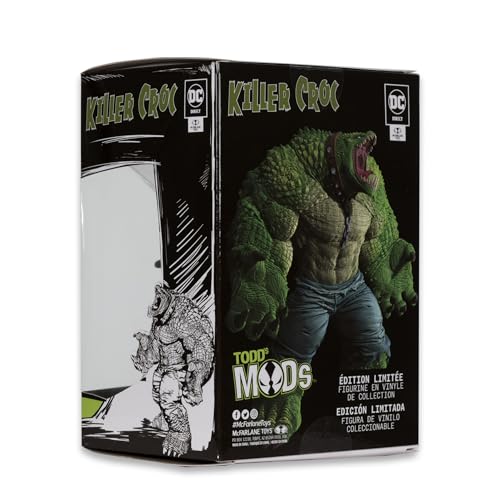 McFarlane Toys Killer Croc display-ready figure ideal for desk or shelf.