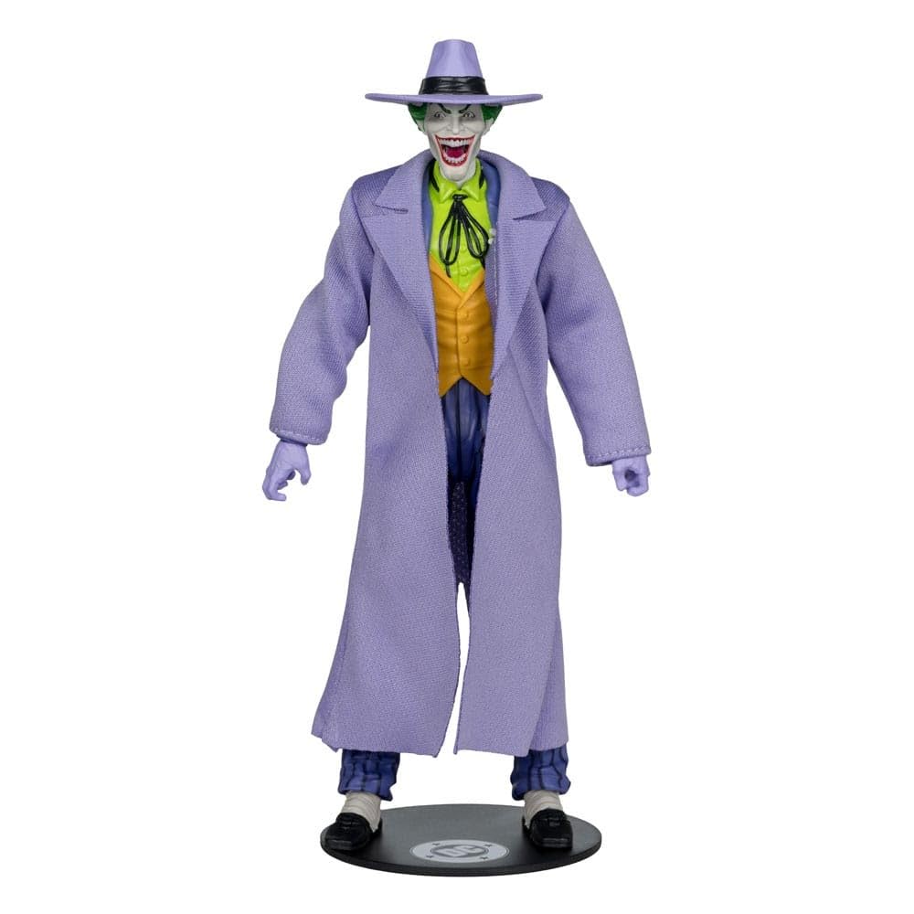 McFarlane Toys Joker figure pose highlighting dynamic display and poseability
