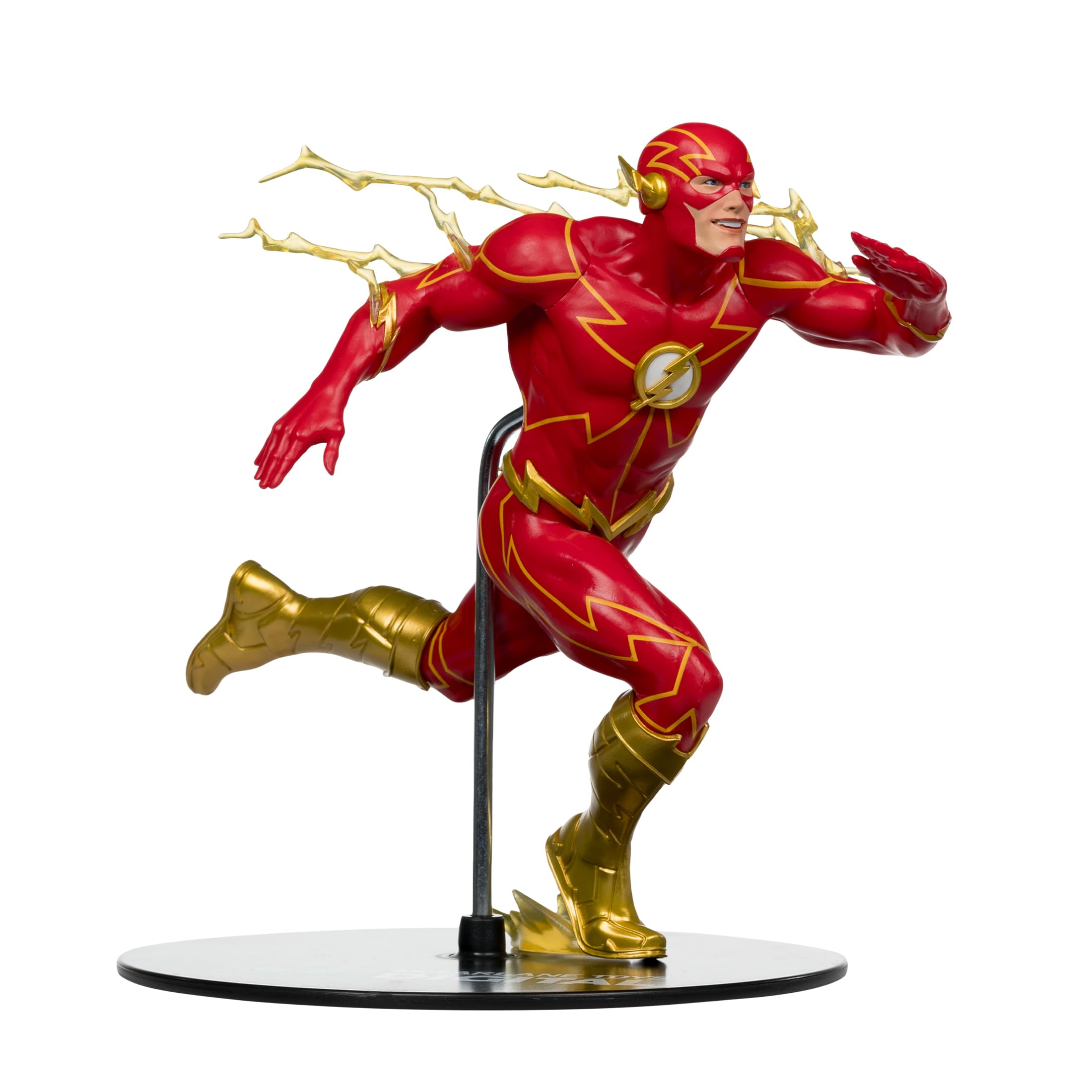 McFarlane Toys DC Direct The Flash close-up face captures Jim Lee-inspired expression