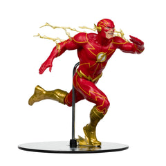 McFarlane Toys DC Direct The Flash close-up face captures Jim Lee-inspired expression