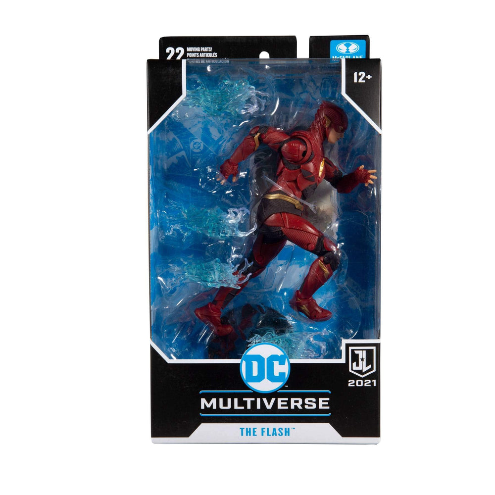 McFarlane Toys Flash art card back offers biography context for fans.