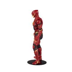McFarlane Toys Flash figure mirrors movie styling for authentic display.