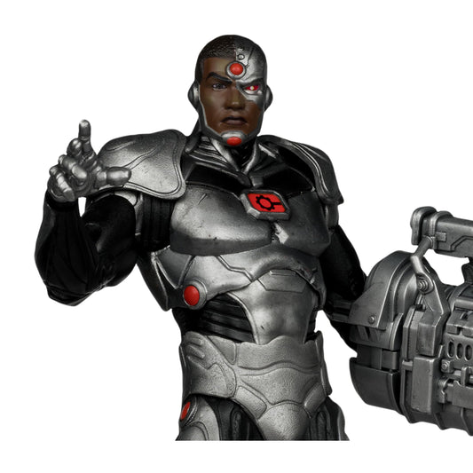 McFarlane Toys Cyborg 7in figure articulated poses showcase range of movement options