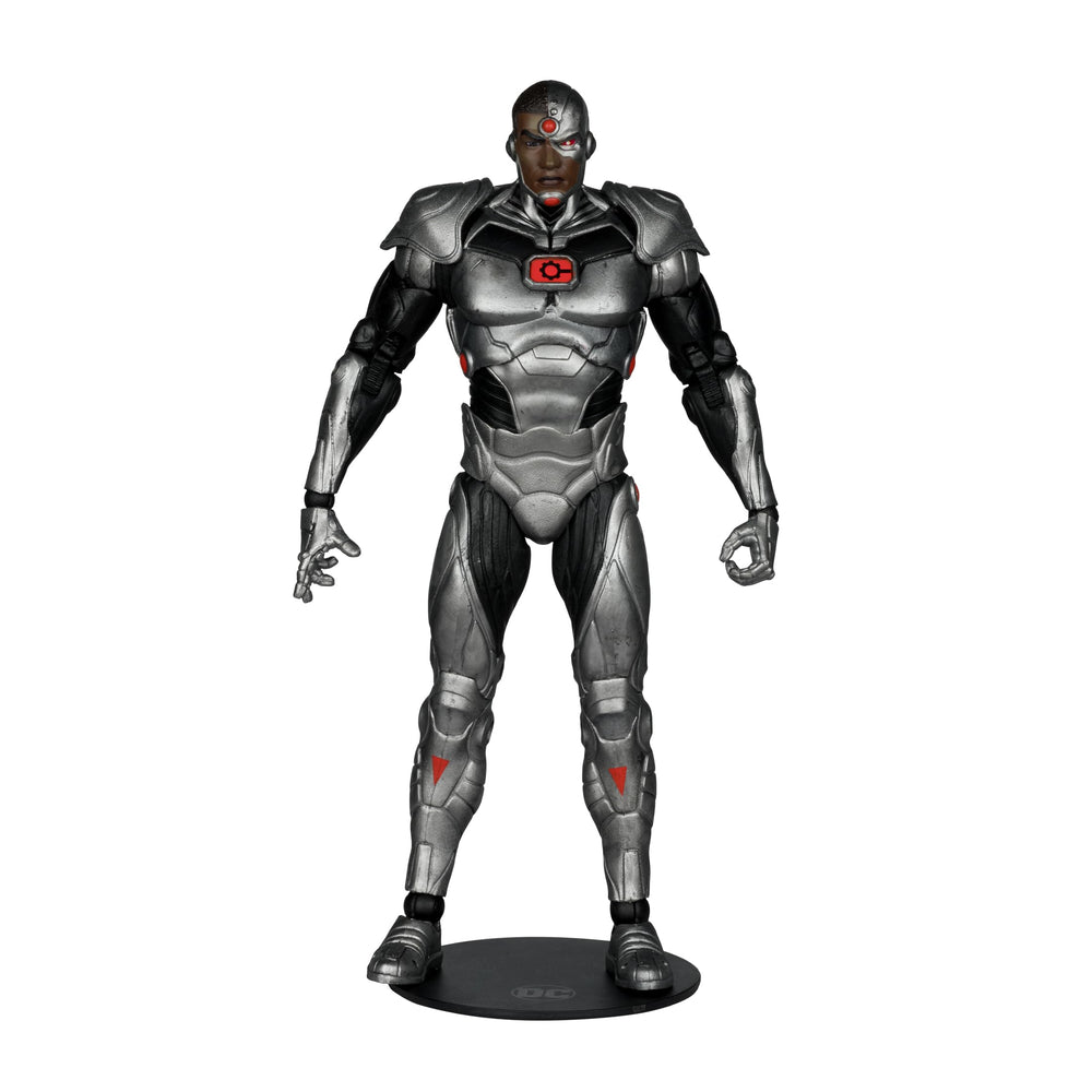 McFarlane Toys Cyborg 7in figure base enhances stability for gallery-style setup