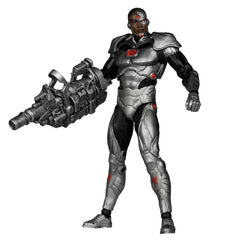 McFarlane Toys Cyborg 7in figure front view highlights ultra articulation for dynamic posing