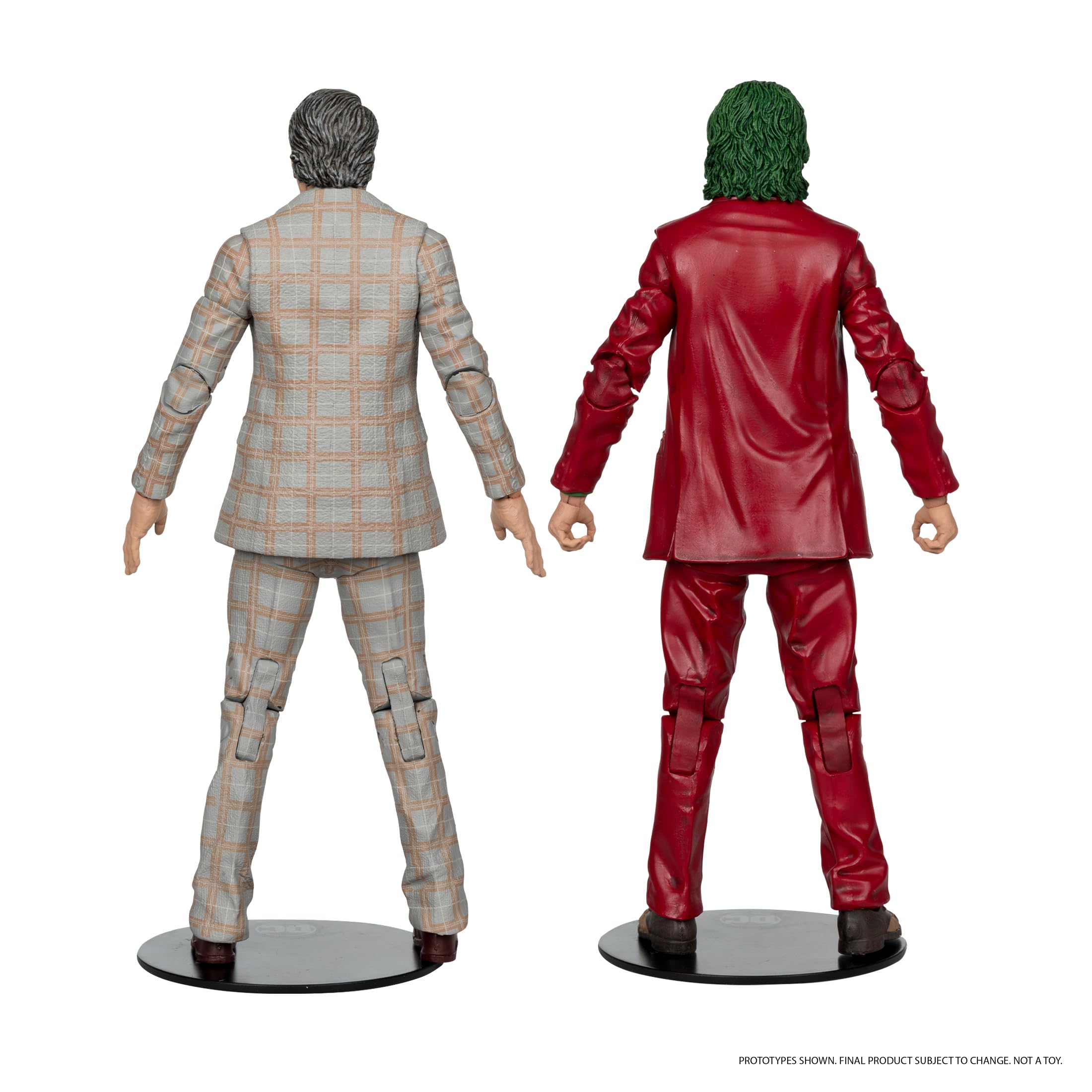 McFarlane DC Multiverse Joker diorama with host desk and chairs adds authentic scene depth