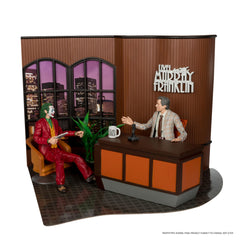 McFarlane joke book and sign props invite playful storytelling
