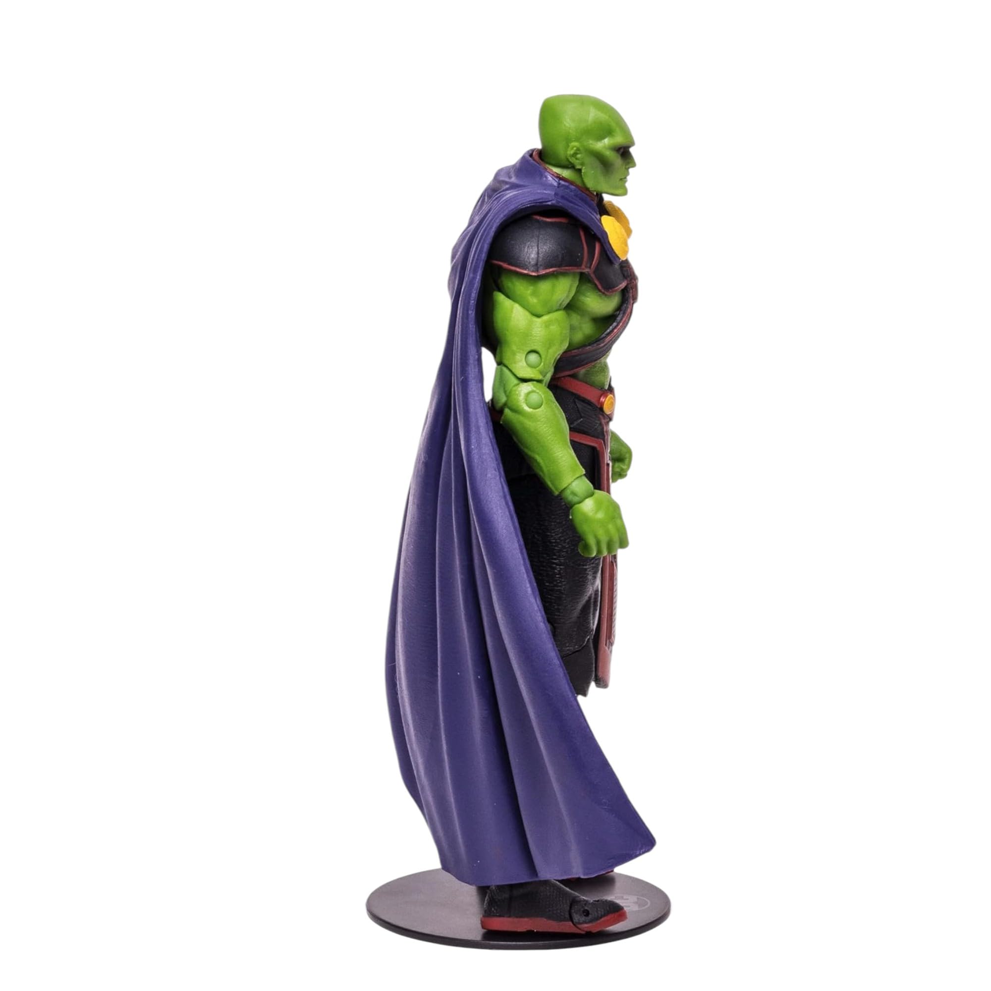 McFarlane Toys Martian Manhunter figure with display base for stable posing.