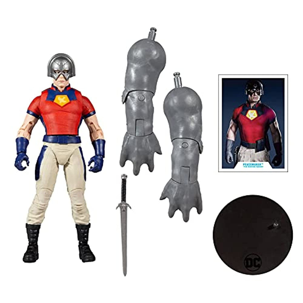 McFarlane Toys Peacemaker with Ultra Articulation for dynamic poses.