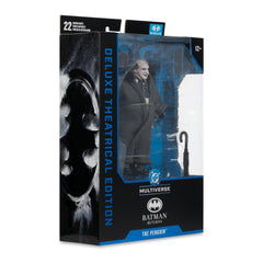 McFarlane Toys Penguin blue foil packaging detail enhancing shelf appeal