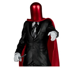 Red Hood Detective Comics figure with crossbow and knife enhances display setups.