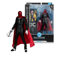 McFarlane Toys Red Hood packaging shows premium collector edition presentation.