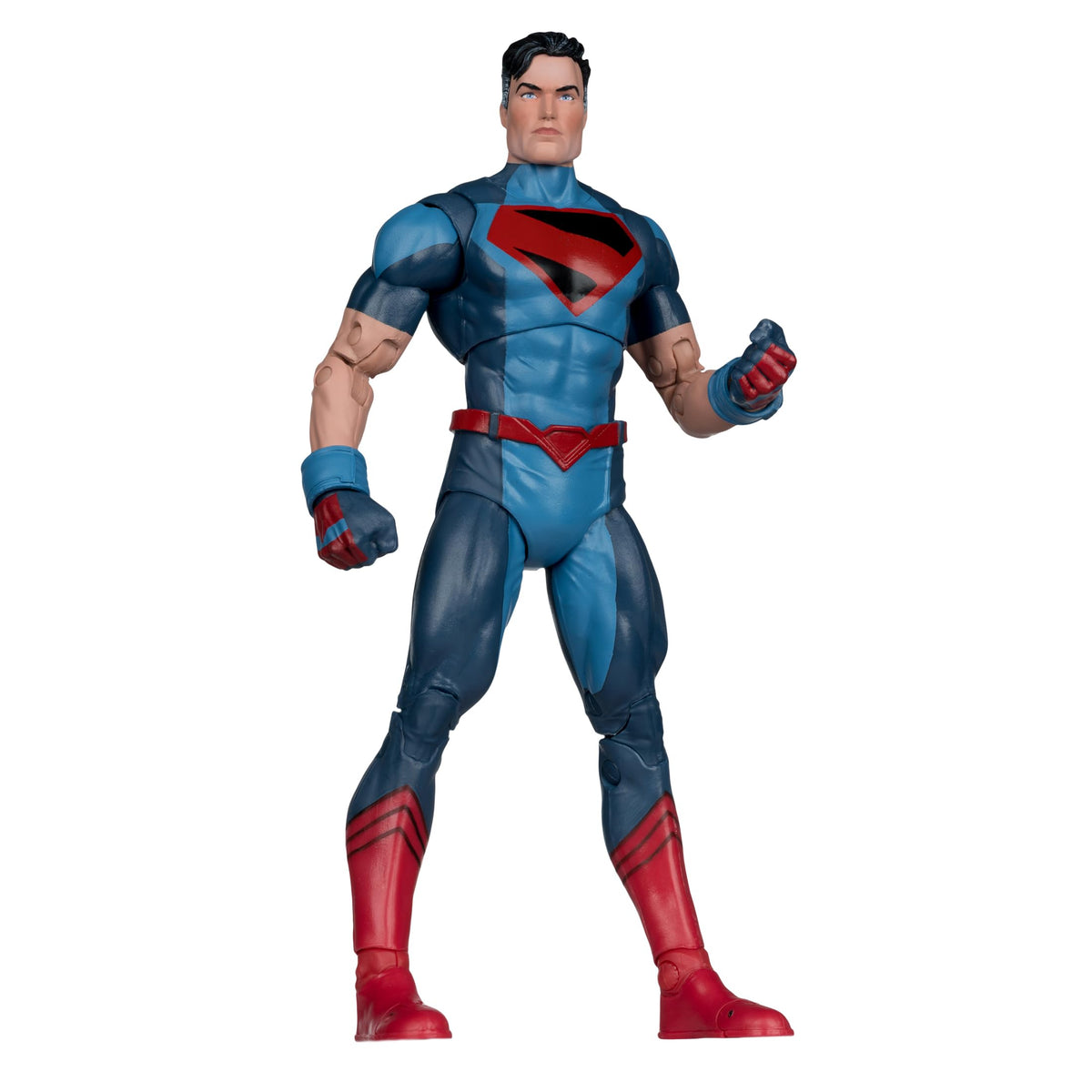 McFarlane Toys DC Multiverse Superman Authority front view for dynamic display