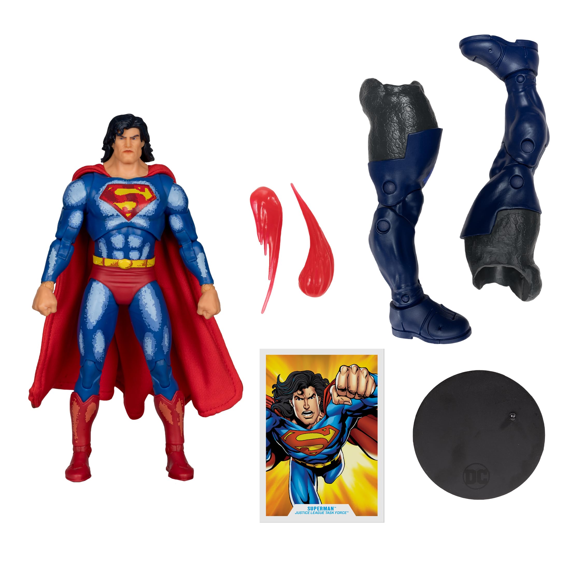 McFarlane Toys Superman DC Multiverse attack effects included for dramatic battles