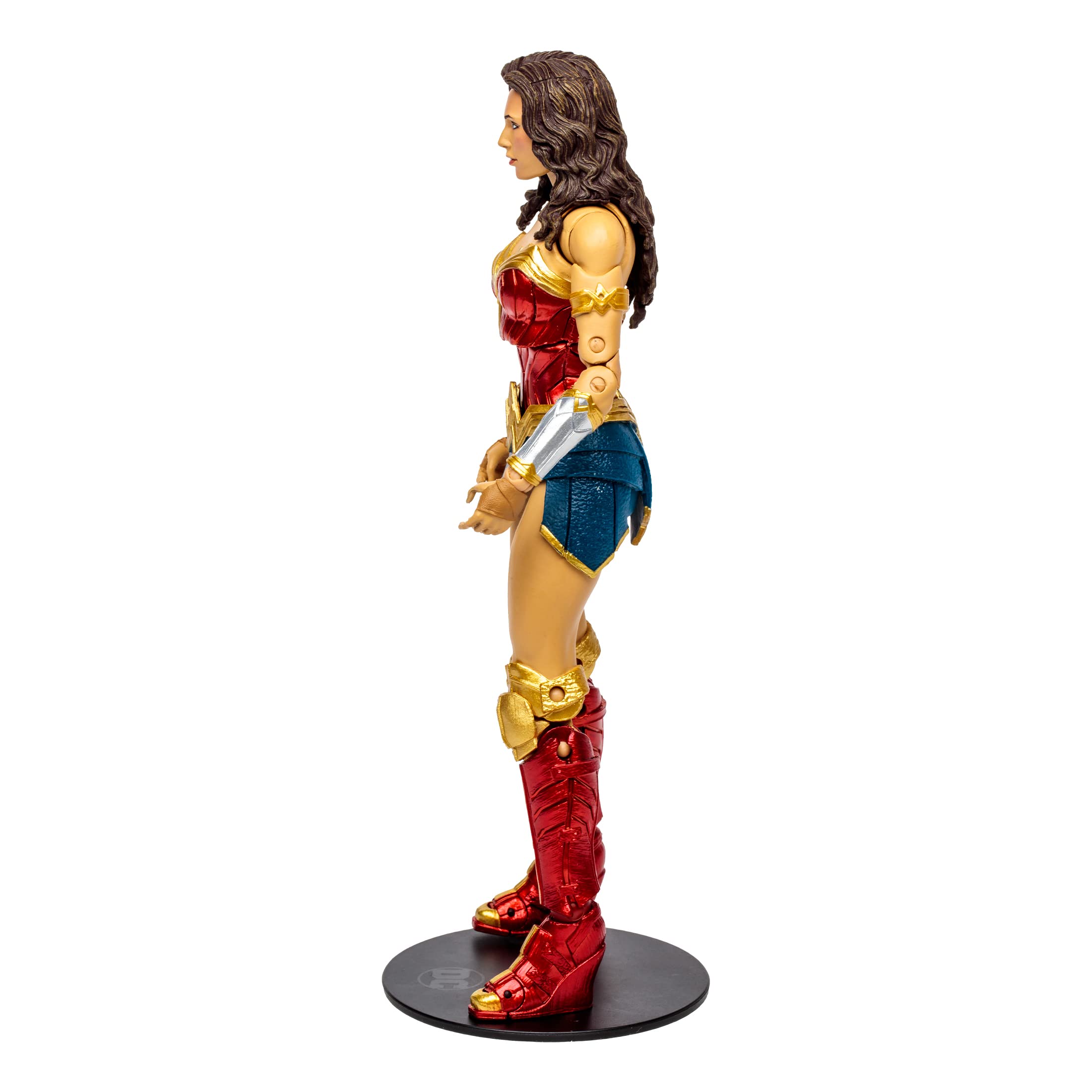 McFarlane Toys DC Multiverse Wonder Woman art card front showcases character artwork.