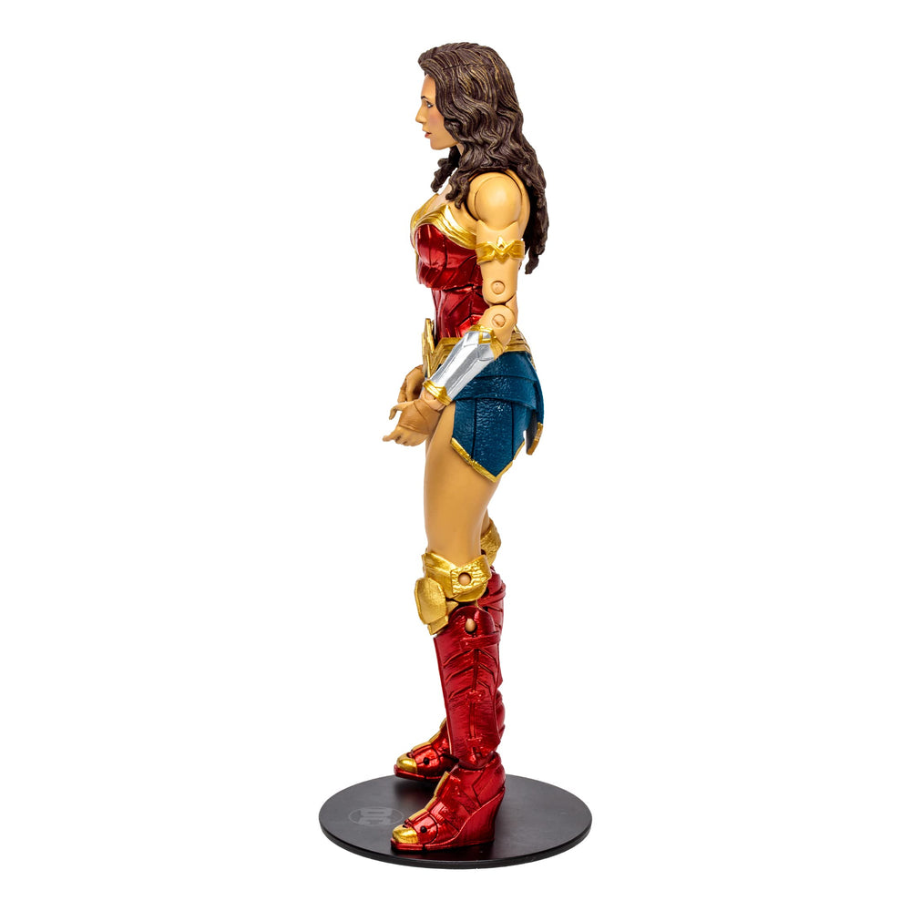McFarlane Toys DC Multiverse Wonder Woman art card front showcases character artwork.