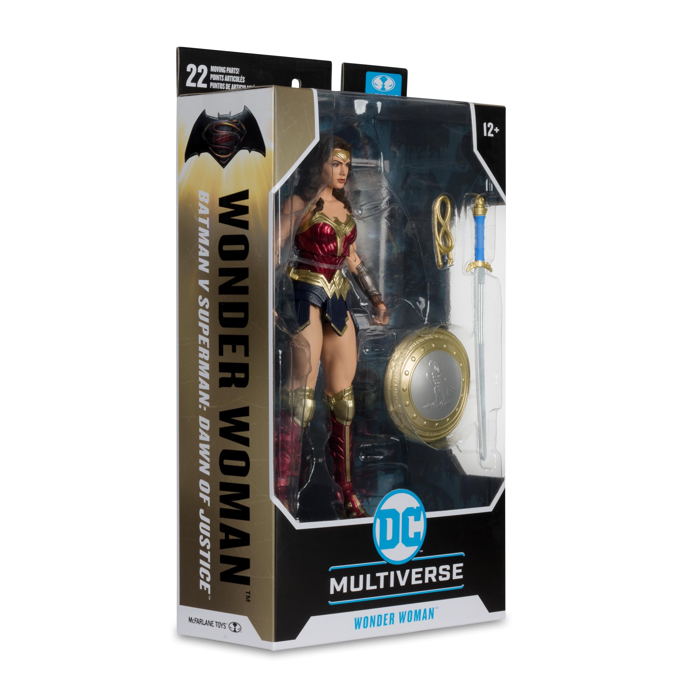 7-inch Wonder Woman figure showing Ultra Articulation range
