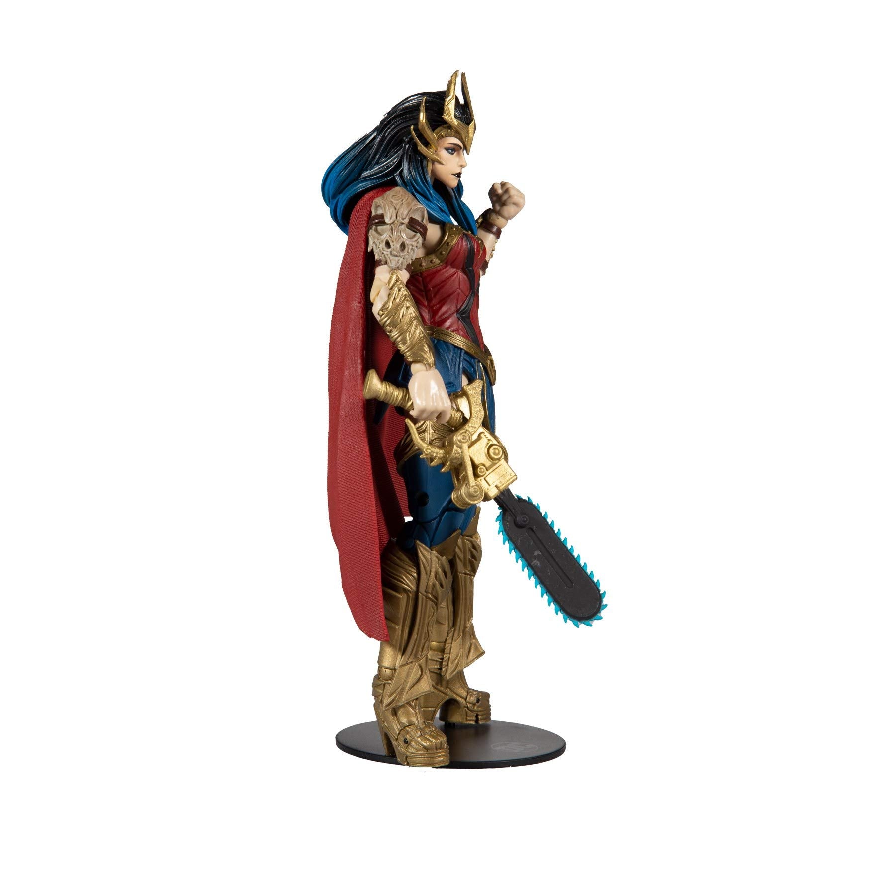McFarlane Toys Wonder Woman chainsaw attachment for dramatic display options