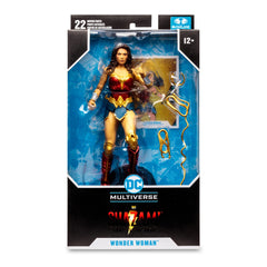 McFarlane Toys DC Multiverse Wonder Woman dynamic pose showcases sculpted detail.