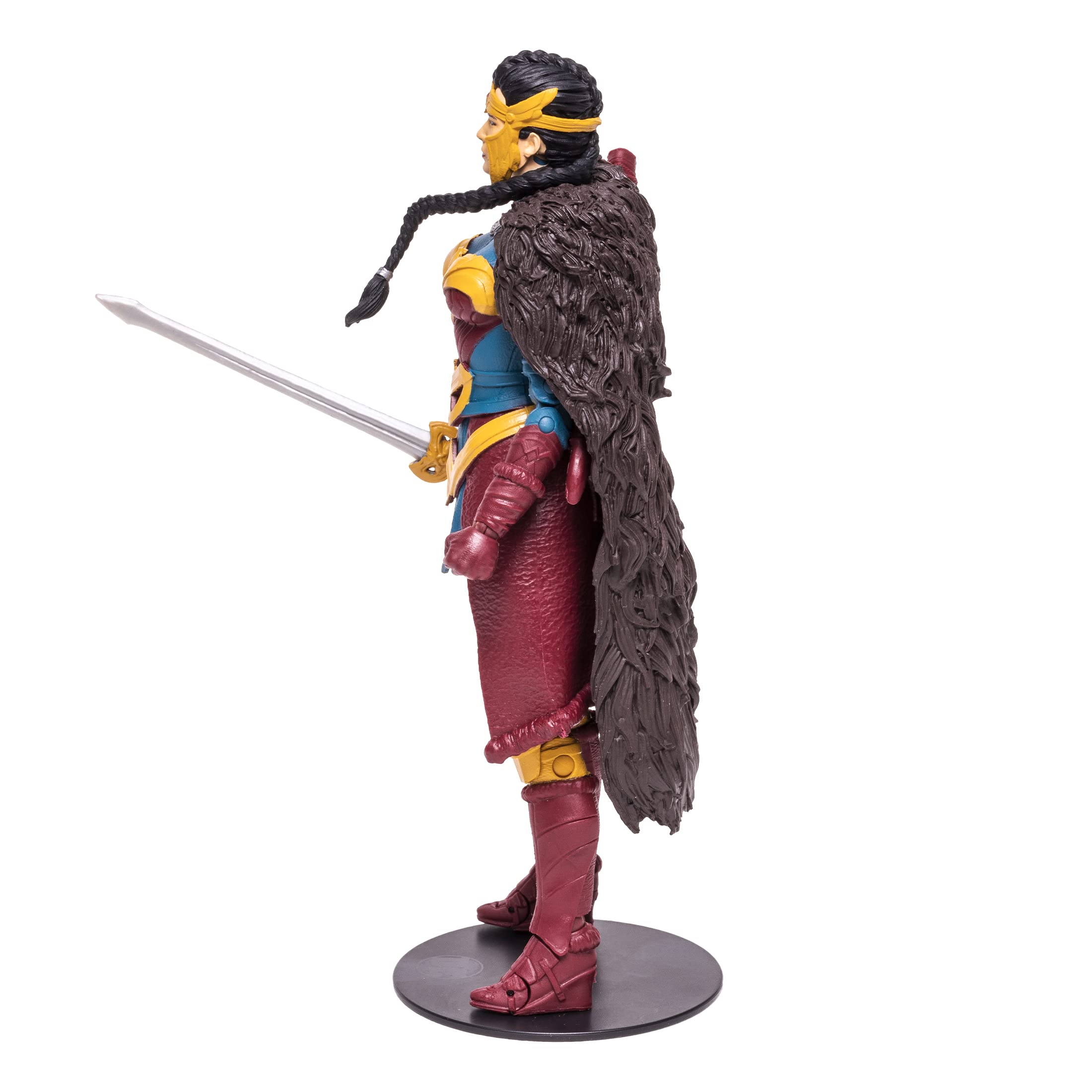 Dynamic pose option showcases flexible articulation and drama in shot setups.