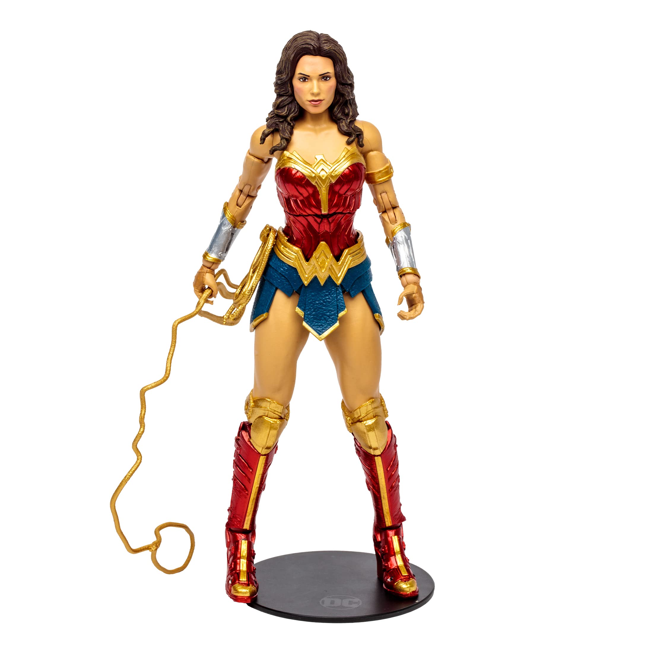 McFarlane Toys DC Multiverse Wonder Woman front view for display and collection.