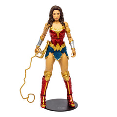 McFarlane Toys DC Multiverse Wonder Woman front view for display and collection.