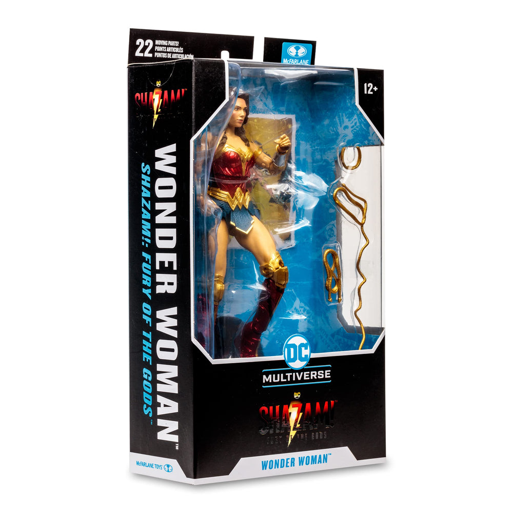 McFarlane Toys DC Multiverse Wonder Woman packaging-ready figure for collectors.