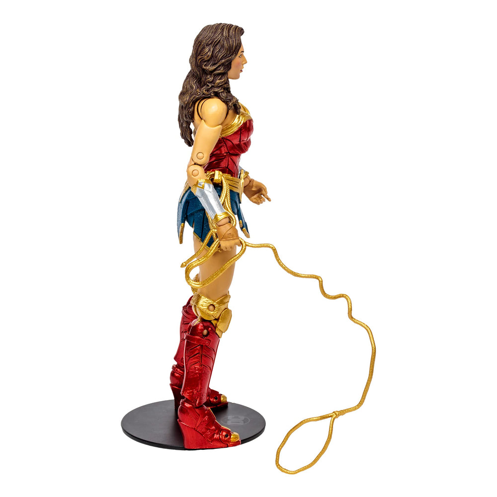 McFarlane Toys DC Multiverse Wonder Woman tiara boomerang included for action-packed play.