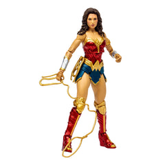 McFarlane Toys DC Multiverse Wonder Woman unfurled lasso ready for dramatic diorama scenes.