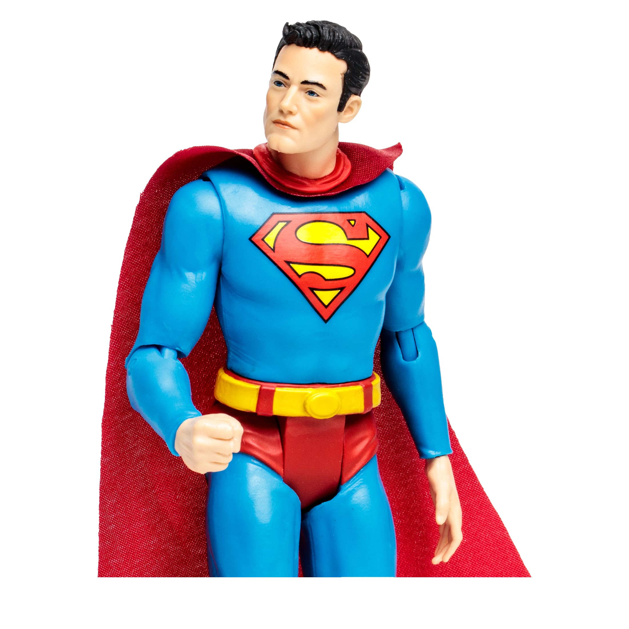 DC Retro Superman articulation for versatile posing and action scenes.