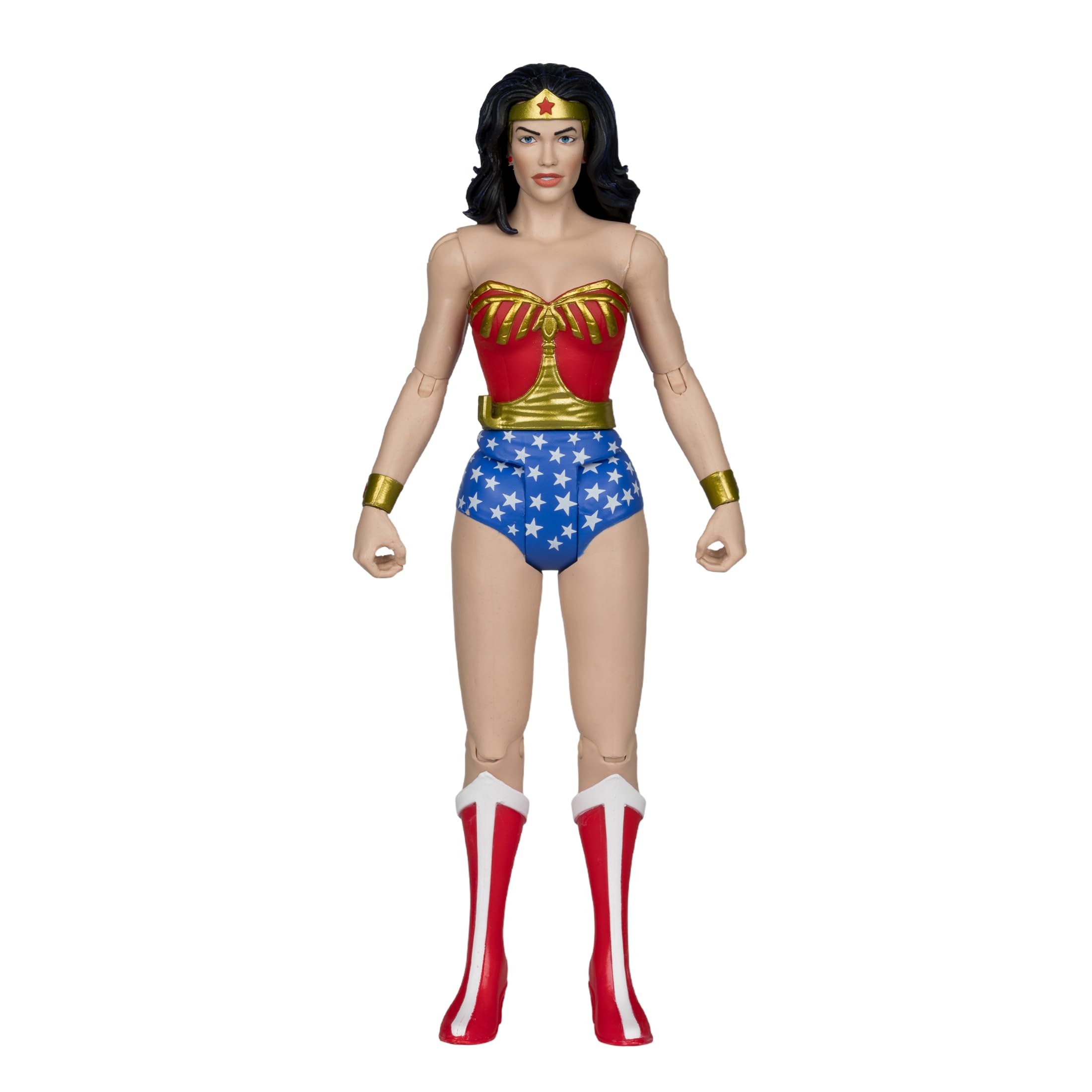 McFarlane Toys DC Retro Wonder Woman Amazon Princess costume for iconic shelf presence