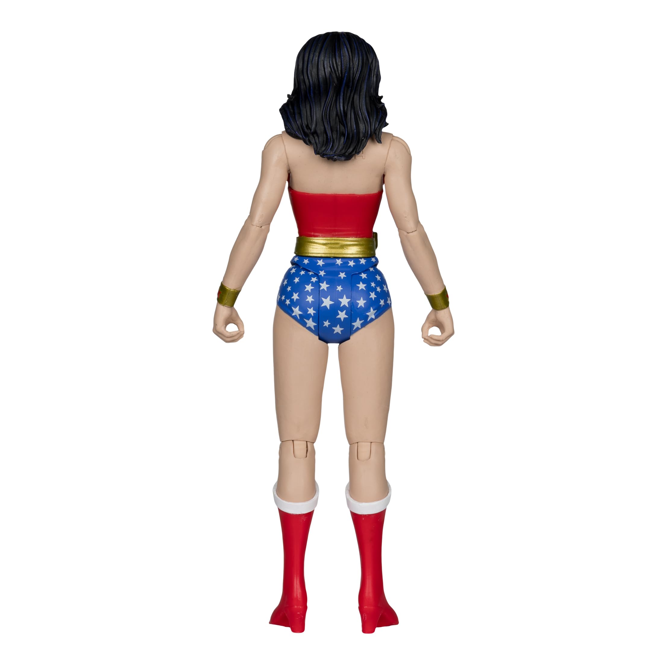 McFarlane Toys DC Retro Wonder Woman display-ready pose for vignette setups