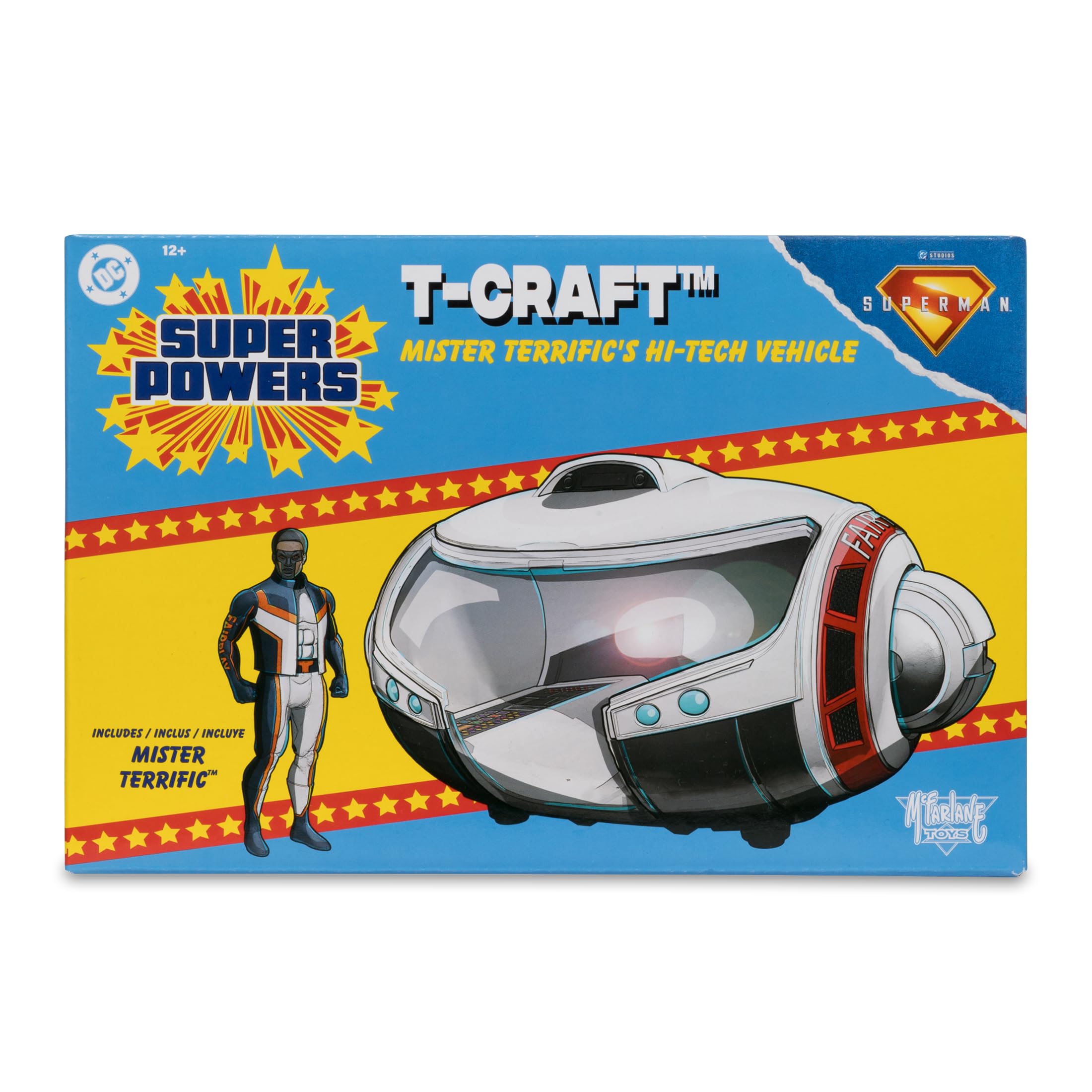 Collect all McFarlane Toys Super Powers figures and vehicles.