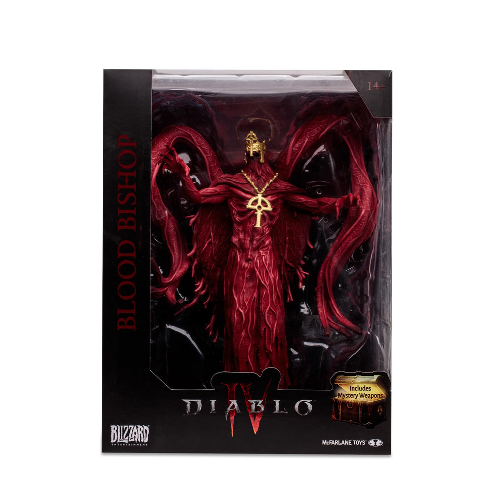 McFarlane Toys Blood Bishop 1:12 back-view offers layered detail and realism