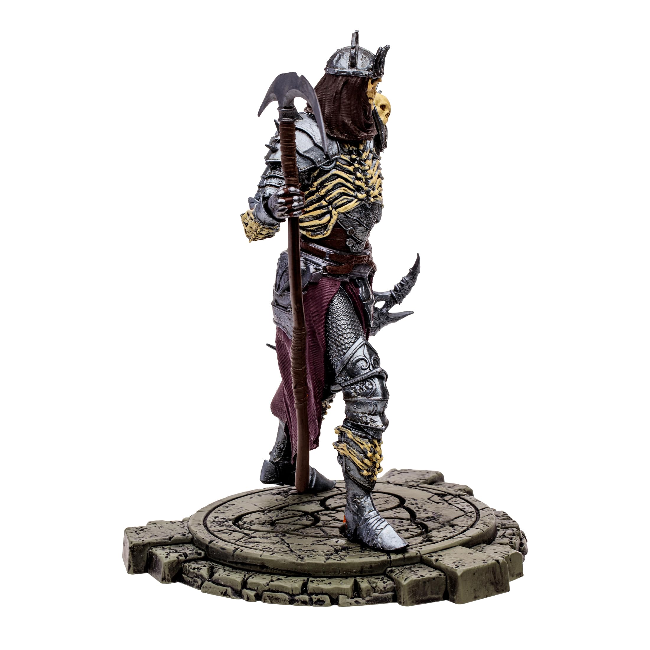 McFarlane Toys Diablo IV Bone Spirit Necromancer mystery weapon offers extra pose options.