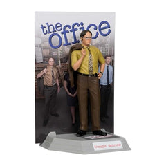 McFarlane Toys collectible art card included with Dwight Schrute figure.