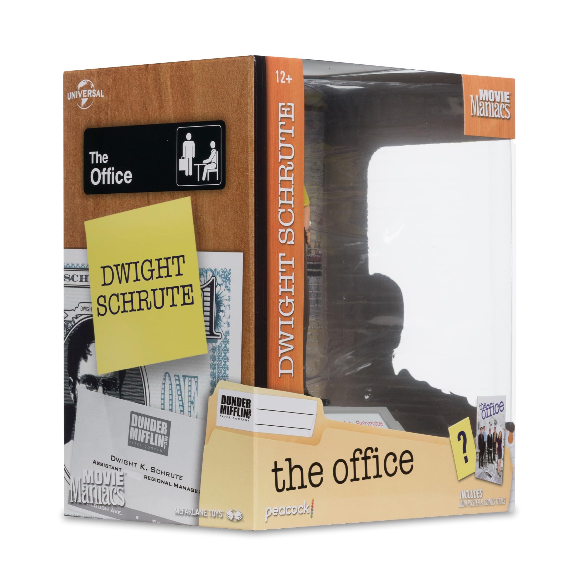 McFarlane Toys Dwight Schrute detailed sculpt and paint capture quirks.