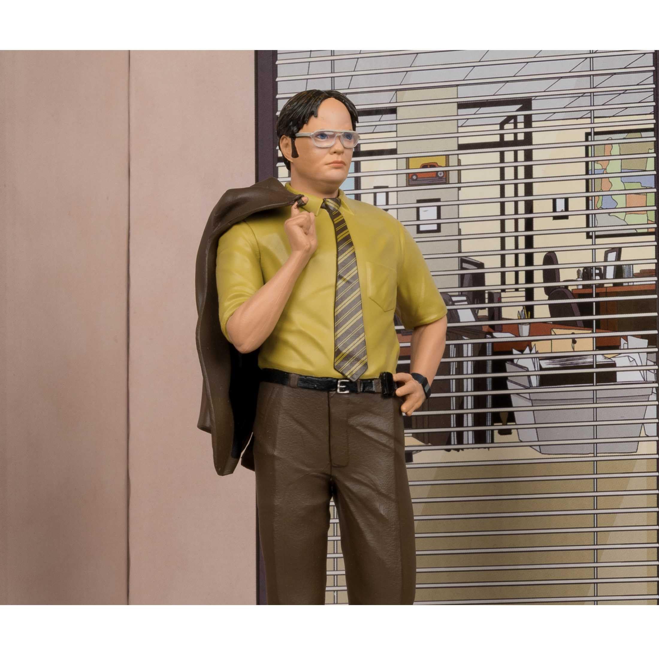 McFarlane Toys display base supports a stable shelf presentation.