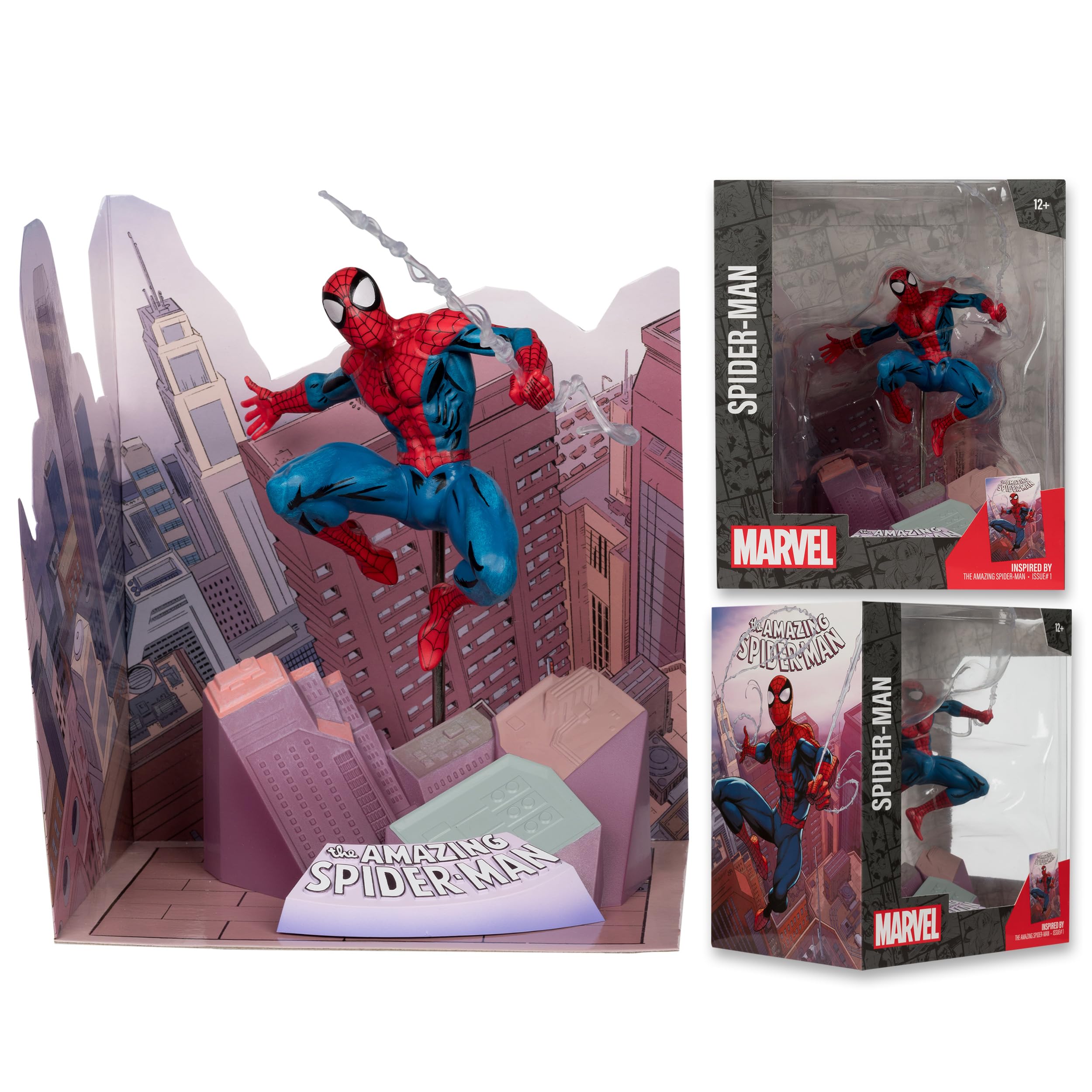 Detail of Doctor Octopus tentacles on Spider-Man diorama